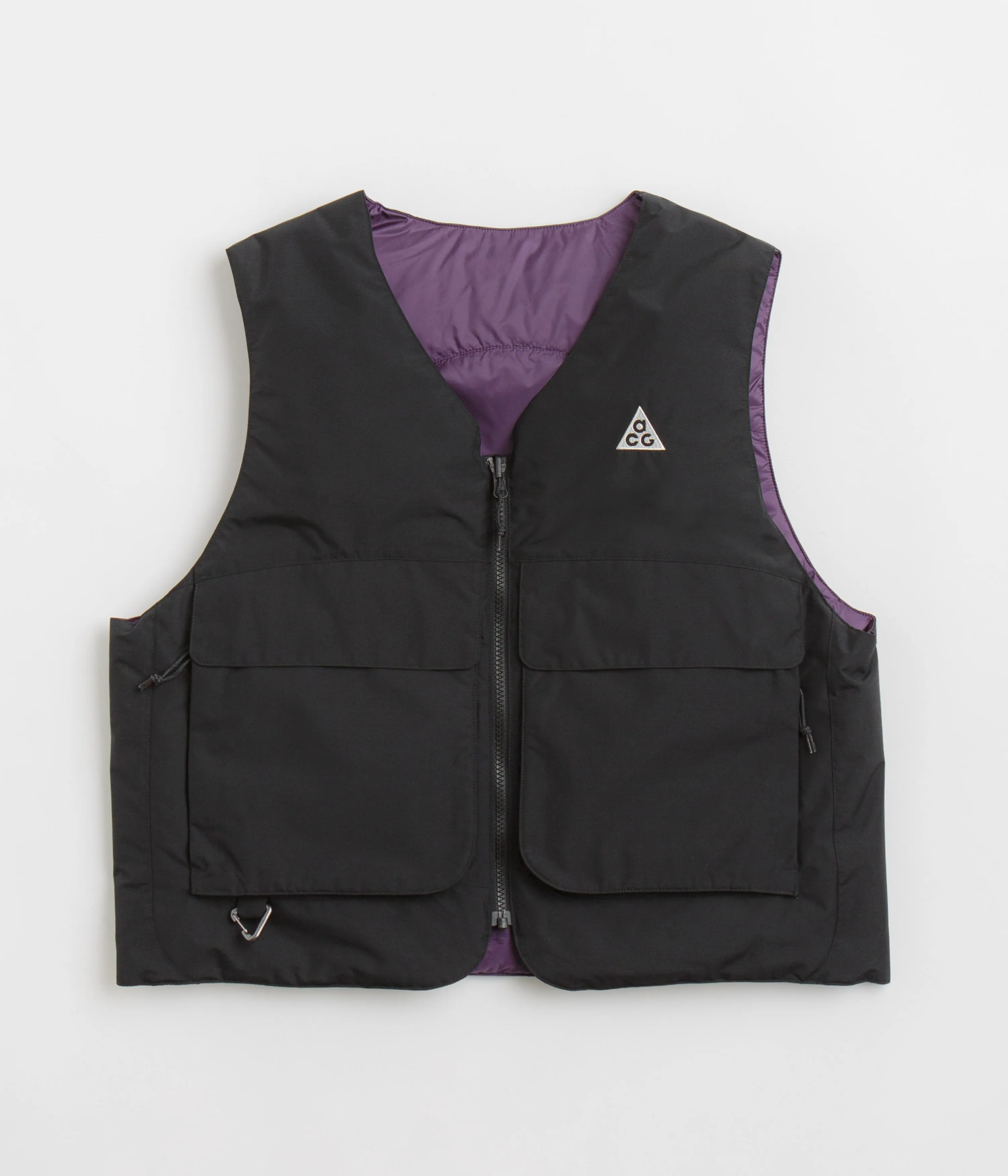 Nike ACG Skull Peak Reversible Vest - Black / Dark Raisin / Summit White