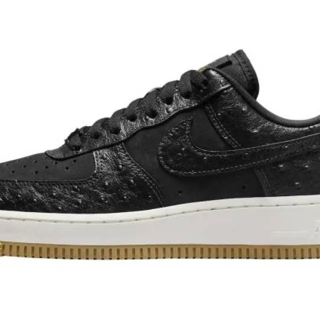 Nike Air Force 1 Low Black Ostrich