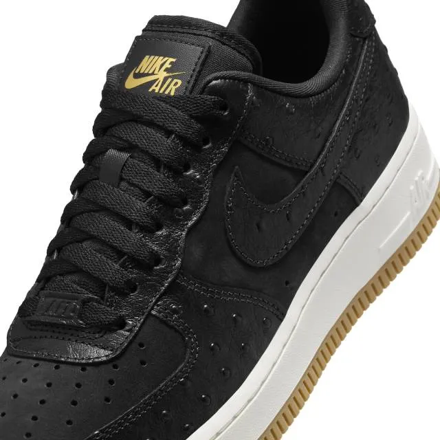 Nike Air Force 1 Low Black Ostrich