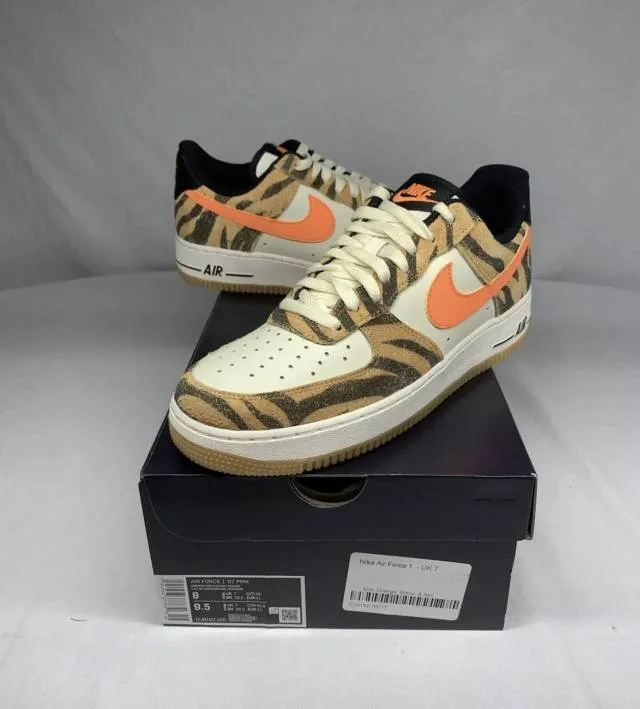 Nike Air Force 1 Low Dakari Coconut Milk Atomic Fuel Orange