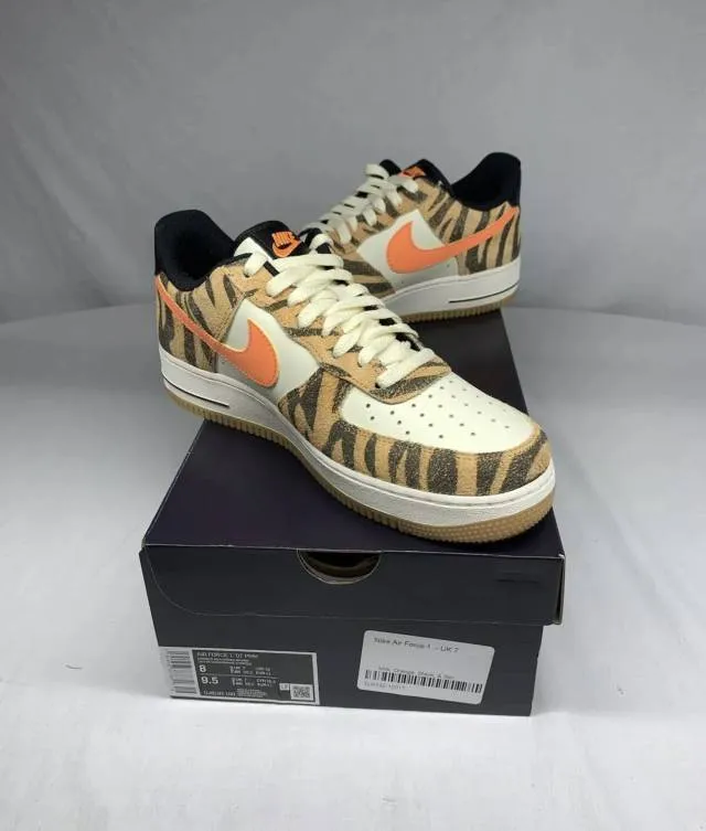 Nike Air Force 1 Low Dakari Coconut Milk Atomic Fuel Orange