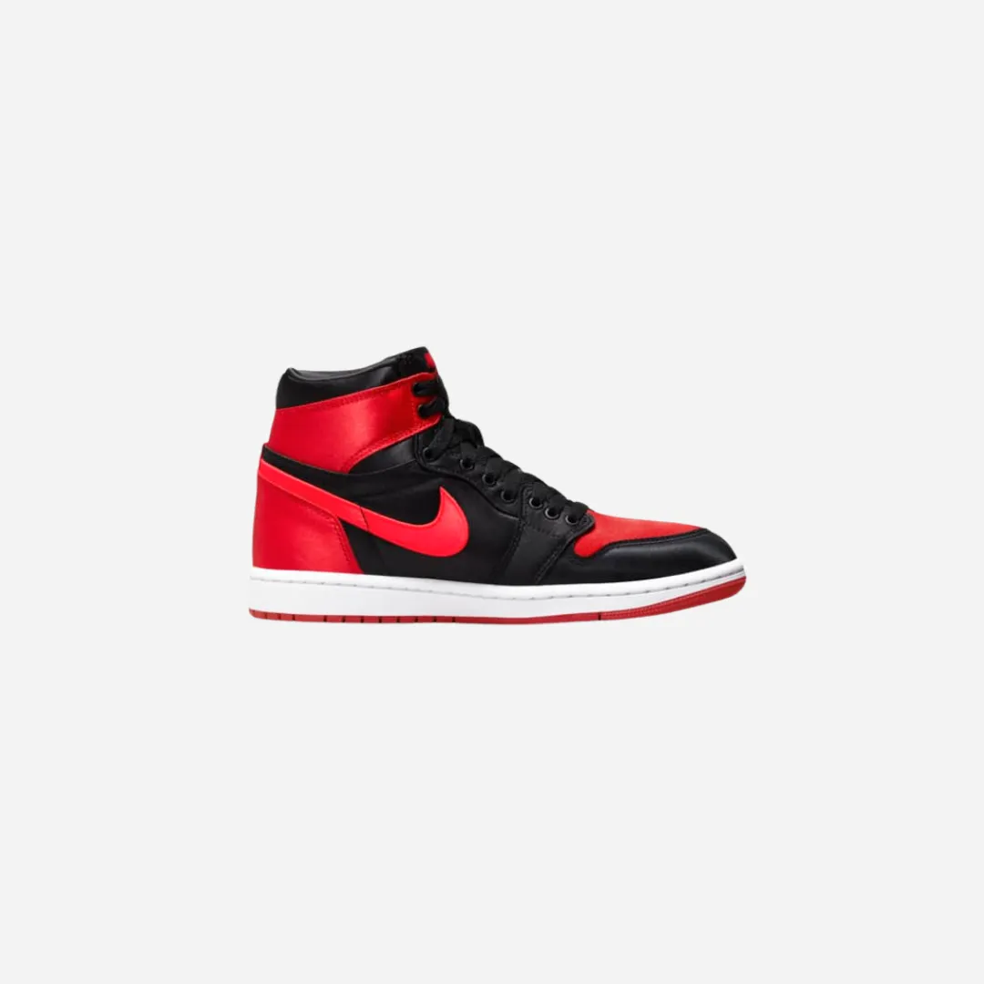 NIKE  AIR JORDAN 1 HIGH SATIN BRED TOE