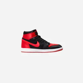 NIKE  AIR JORDAN 1 HIGH SATIN BRED TOE