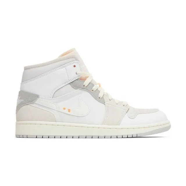 Nike Air Jordan 1 Mid SE Craft (Inside Out/ White/ Montr...