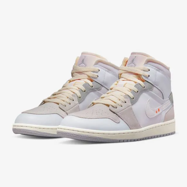 Nike Air Jordan 1 Mid SE Craft (Inside Out/ White/ Montr...