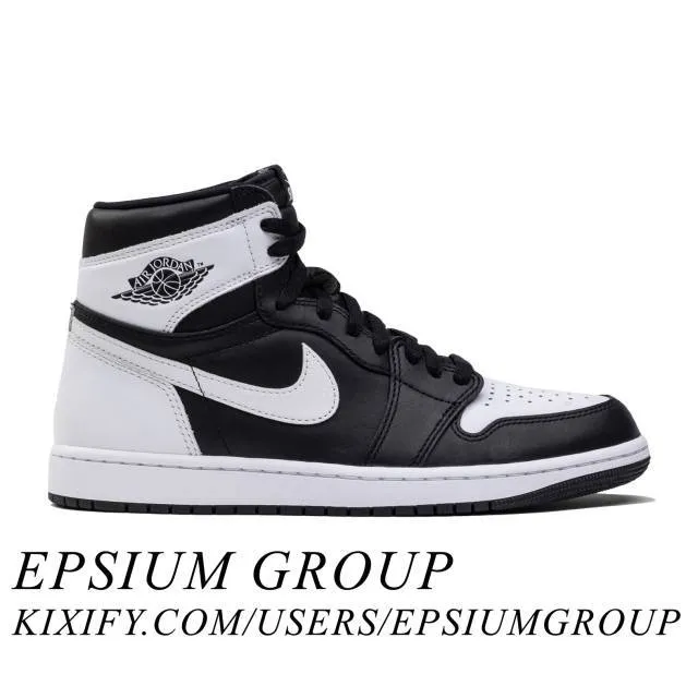 Nike Air Jordan 1 Retro High OG (Black White 2.0/ Black/...