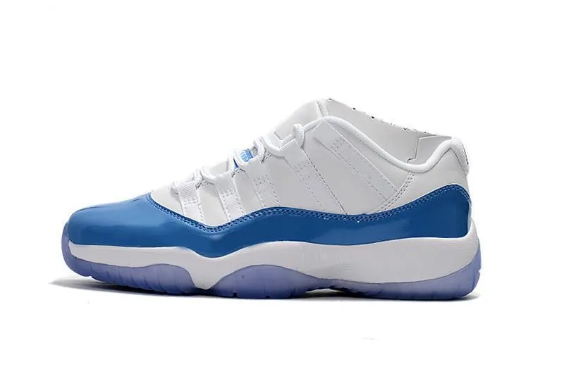 Nike Air Jordan 11 Retro Low UNC White University Blue Basketball Men