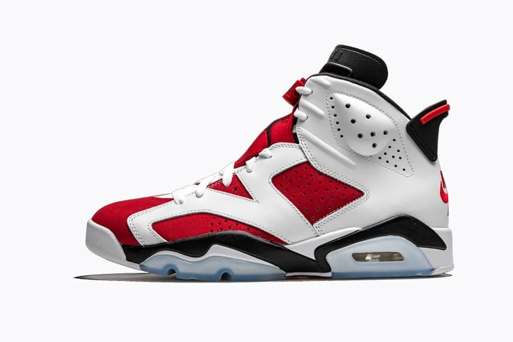 Nike Air Jordan 6 Retro Carmine White Red Black