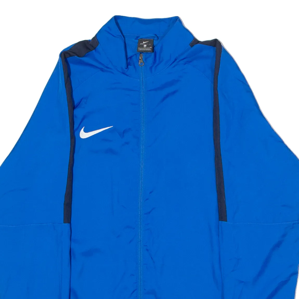 NIKE Mens Windbreaker Jacket Blue XL