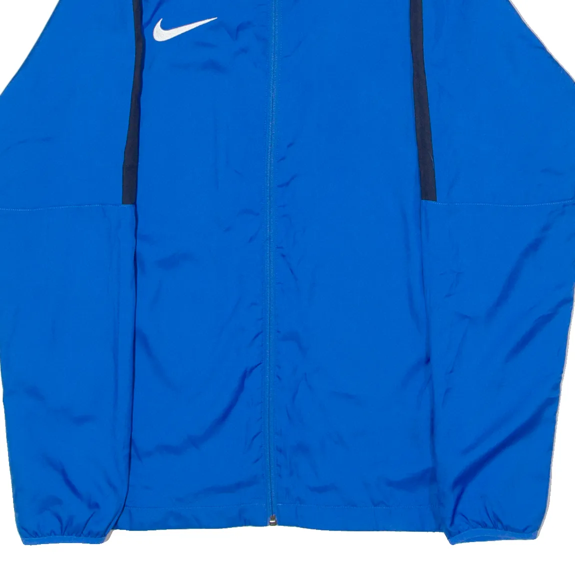 NIKE Mens Windbreaker Jacket Blue XL