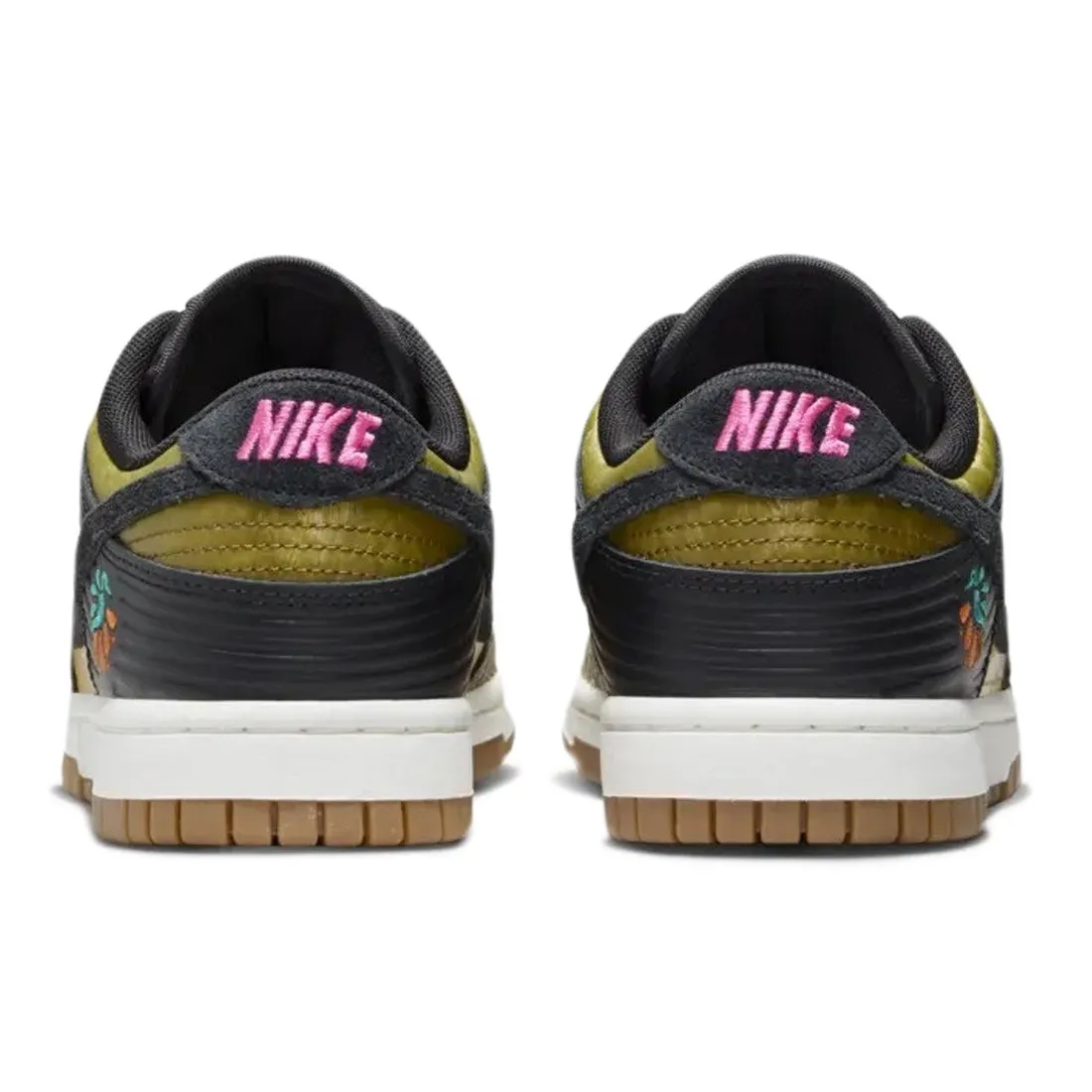 Nike Women W Nike Dunk Low Prm (black / khaki-metallic gold-medium ash)