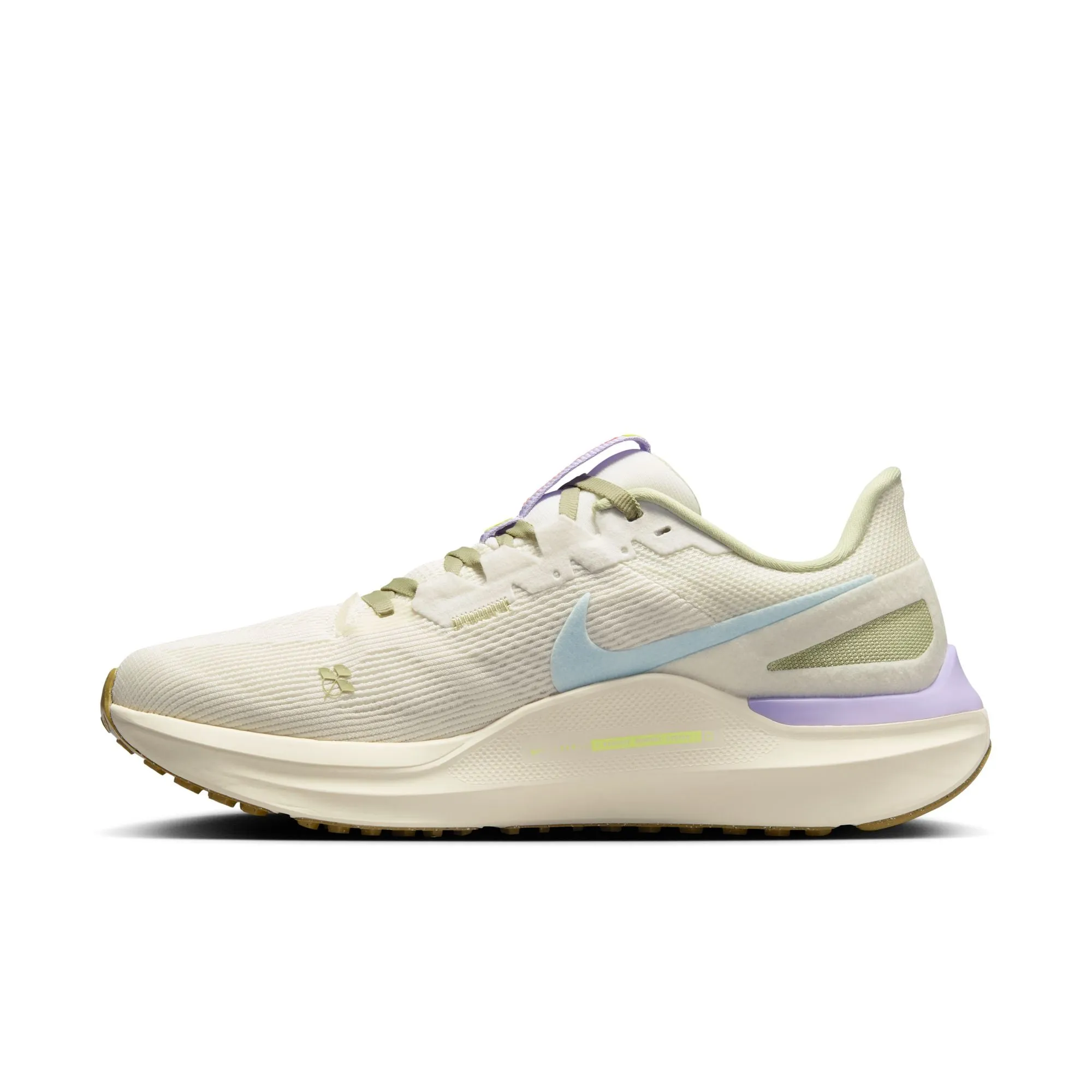 Nike Women's Structure 25 Running Shoes Sail / Pale Ivory / Volt / Glacier Blue