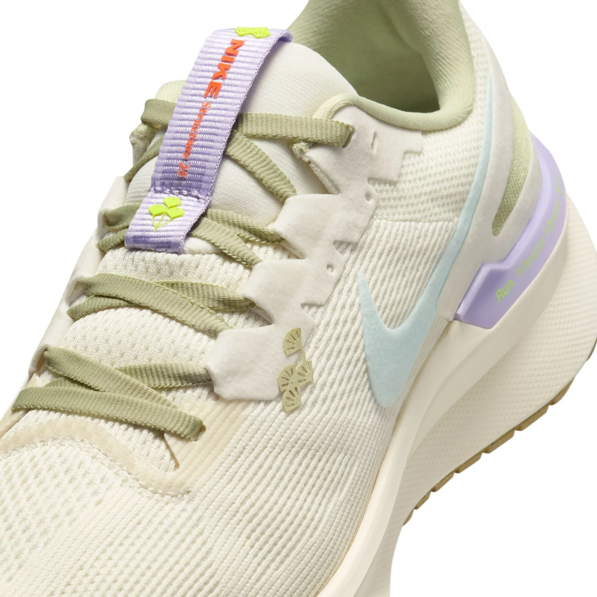 Nike Women's Structure 25 Running Shoes Sail / Pale Ivory / Volt / Glacier Blue