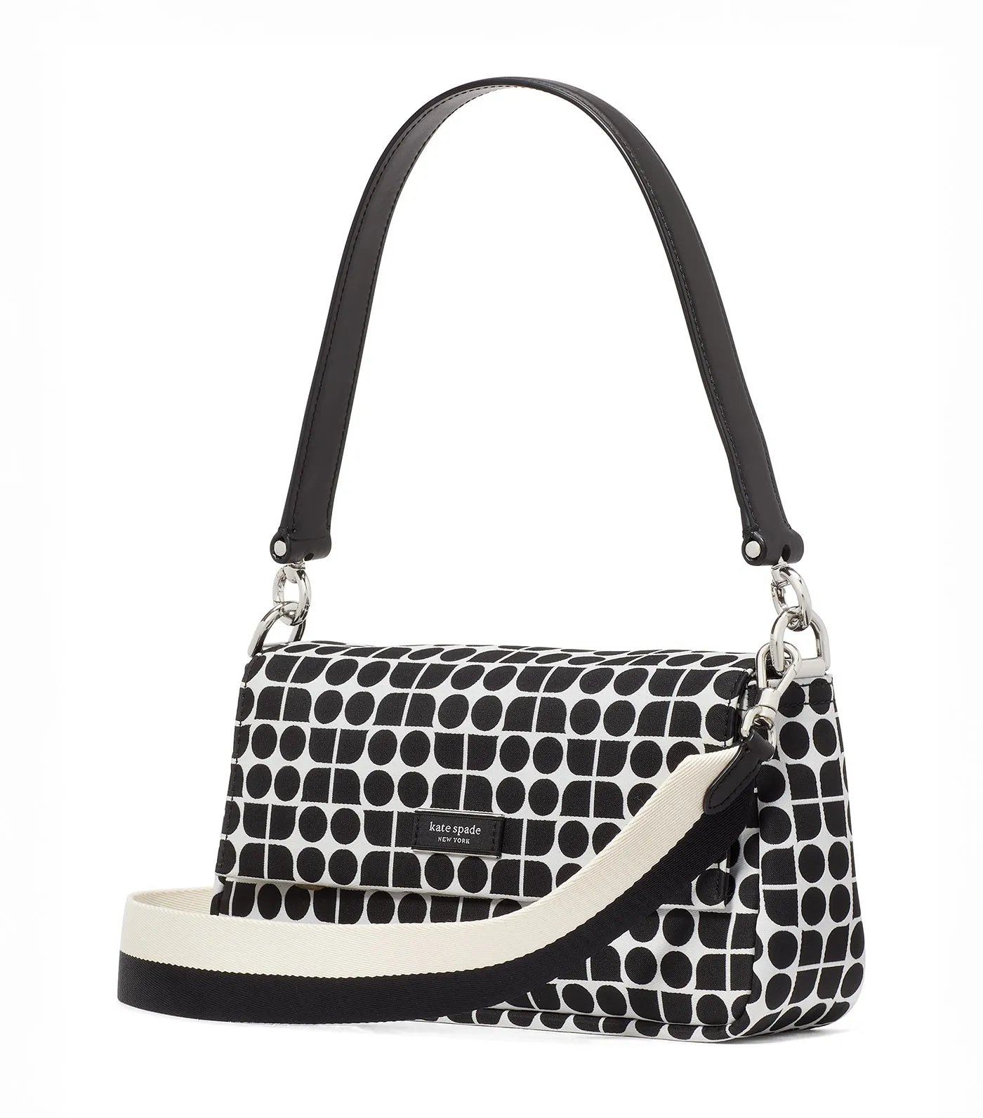 Noel Jacquard Convertible Crossbody Black Multi