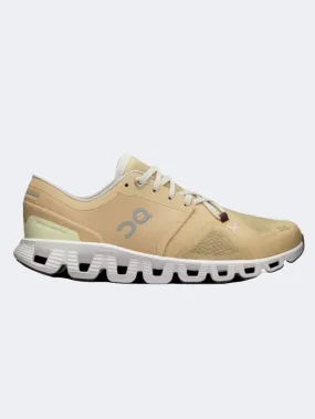 On Cloud X 3 Women Running Shoes Savannah/Frost