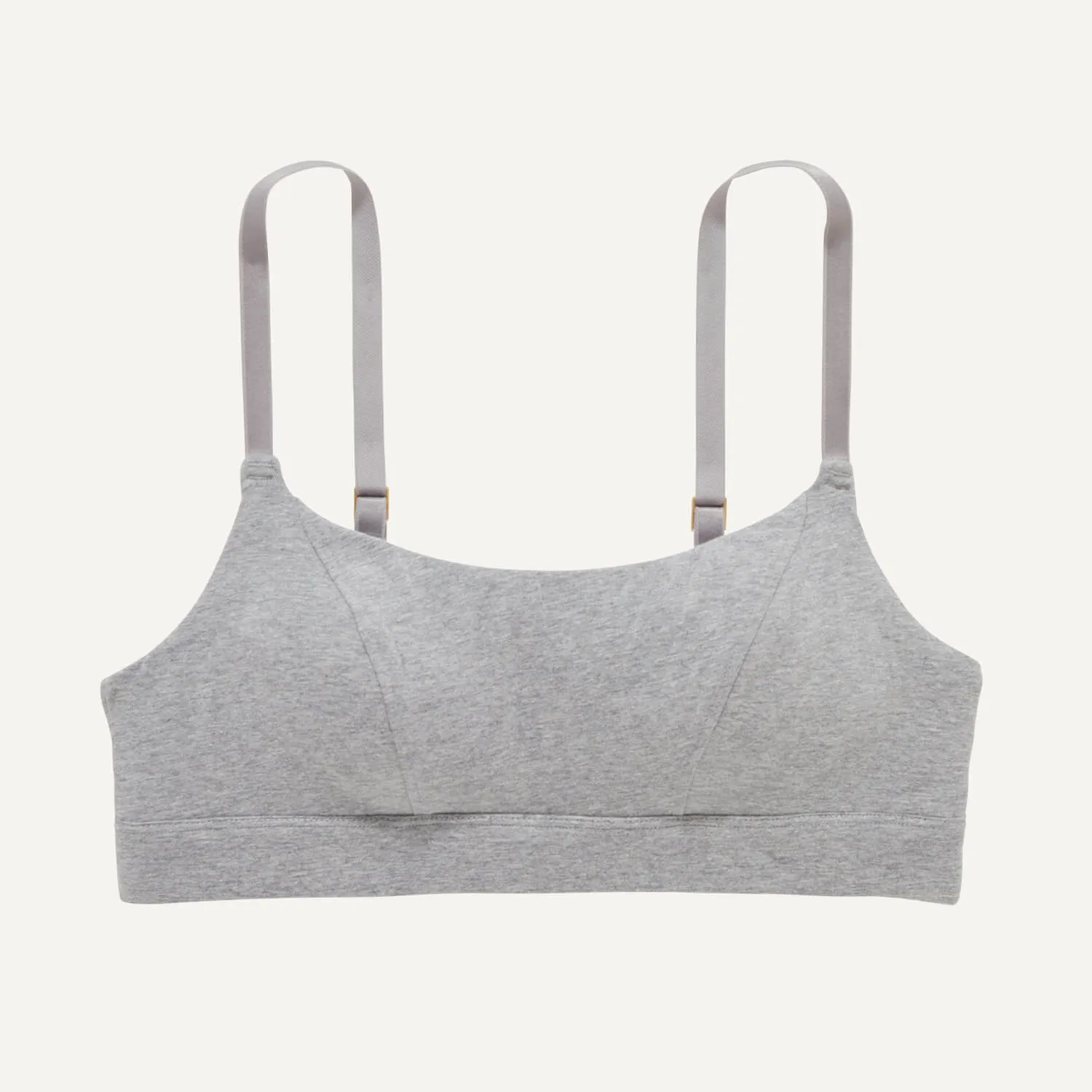 Organic Cotton Tank Bralette in Lunar