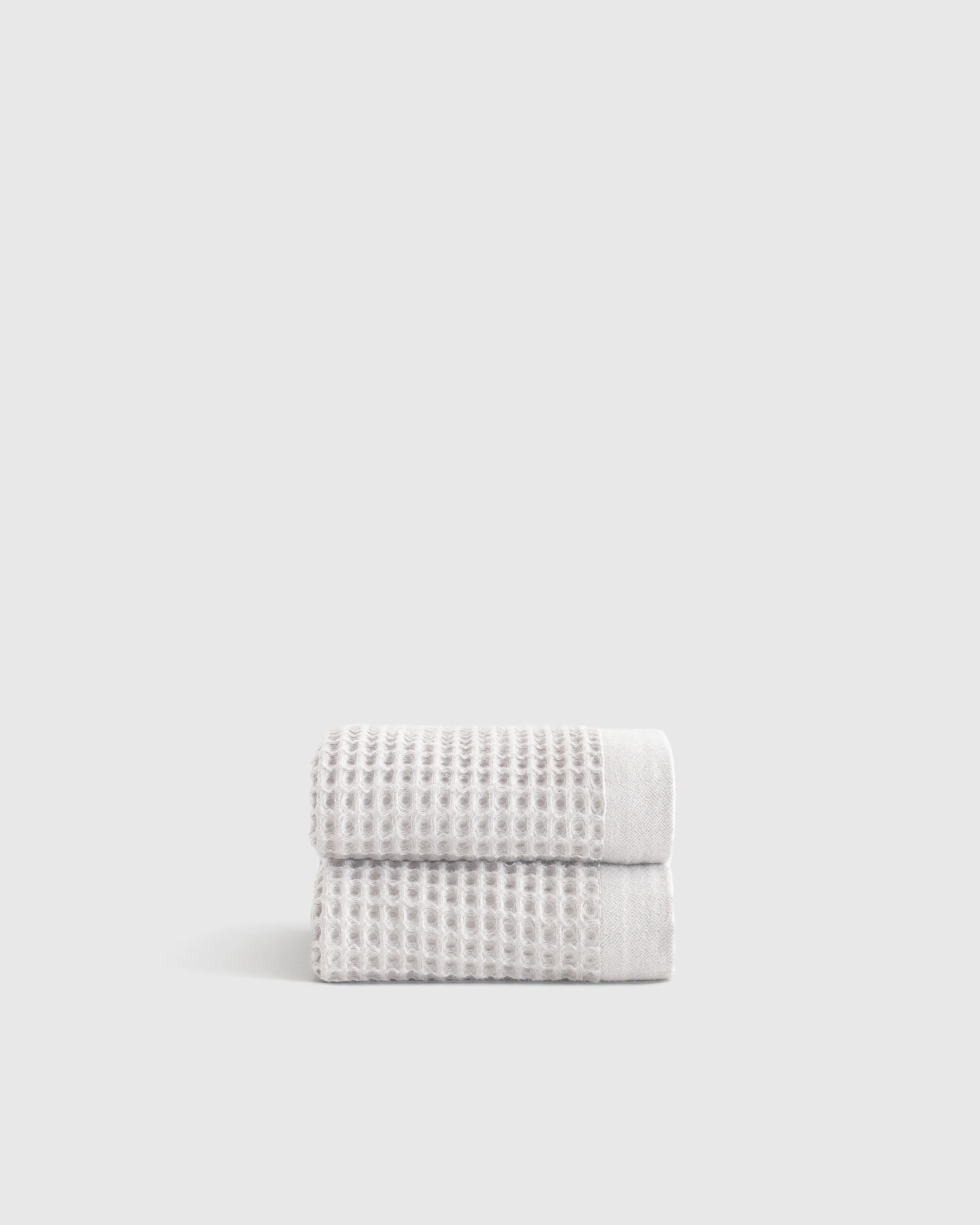 Organic Turkish Waffle Hand Towels (Set of 2)