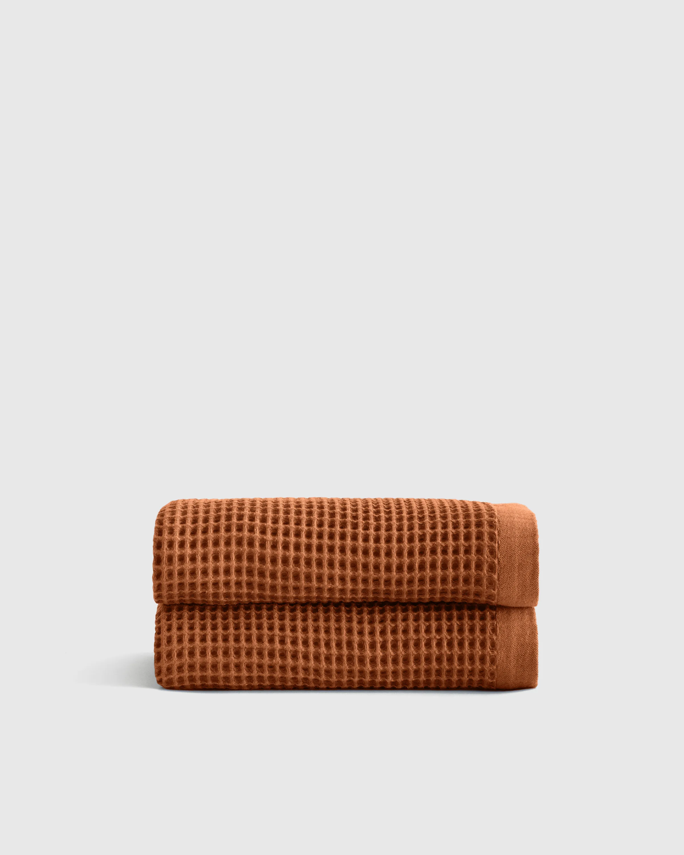 Organic Waffle Bath Towels (Set of 2)