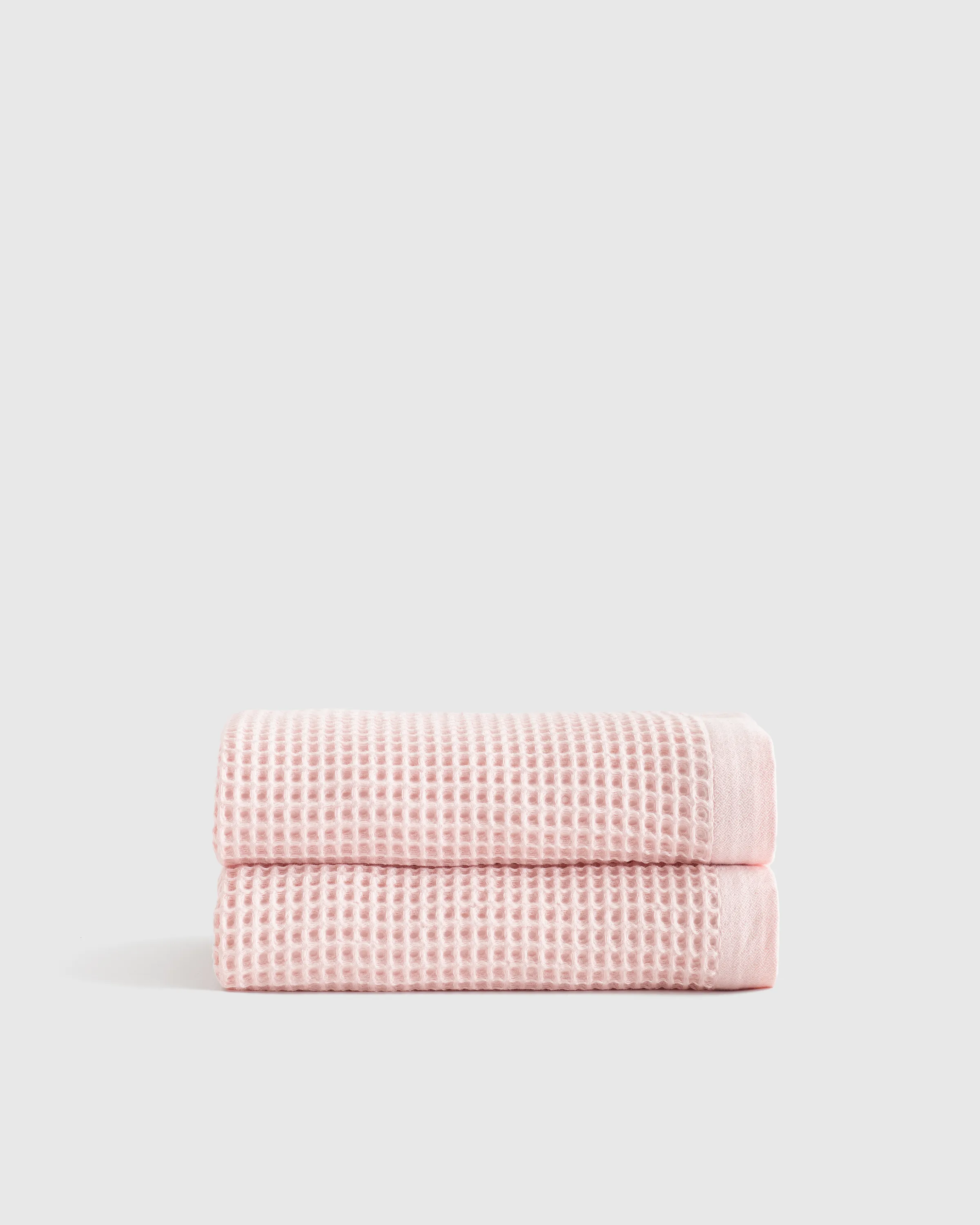 Organic Waffle Bath Towels (Set of 2)