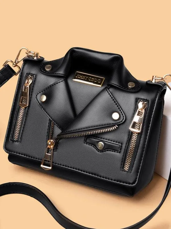 Original Stylish Rivets PU Shoulder Bag