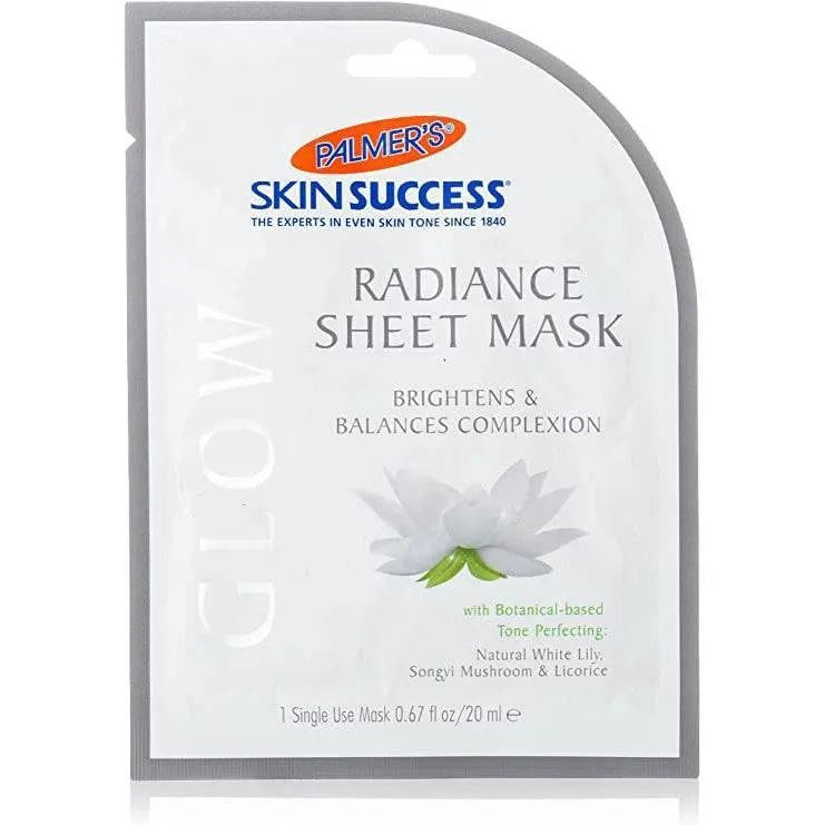 PALMER'S SKIN SUCC RADIANCE SHEET MASK 20ML