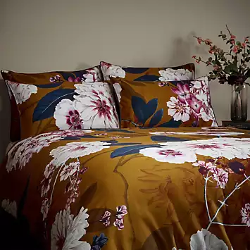 Paoletti Kyoto Digital Print 200 Thread Count 100% Cotton Duvet Cover Set | Kaleidoscope