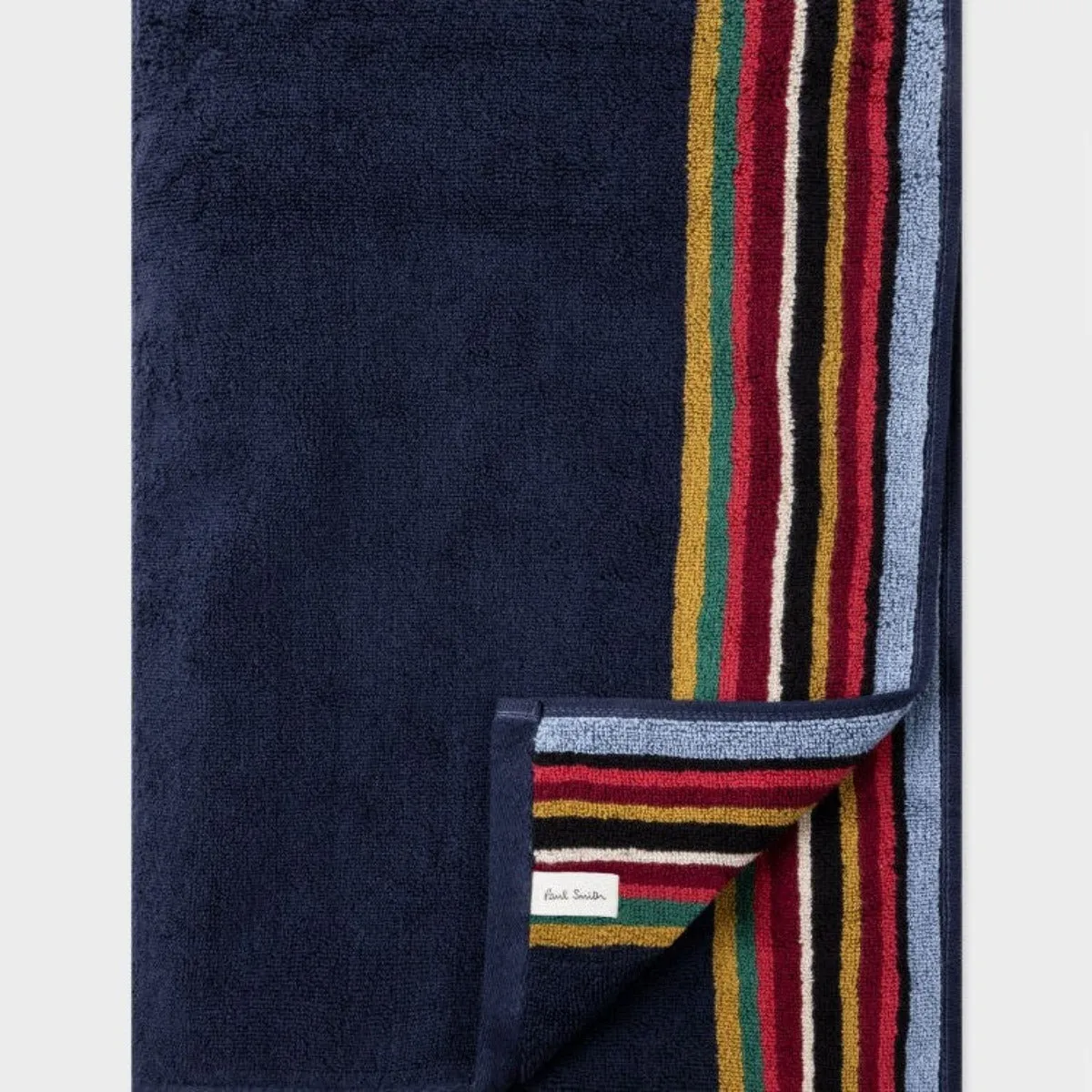 Paul Smith - Signature Stripe Towels in Navy, Set of 3