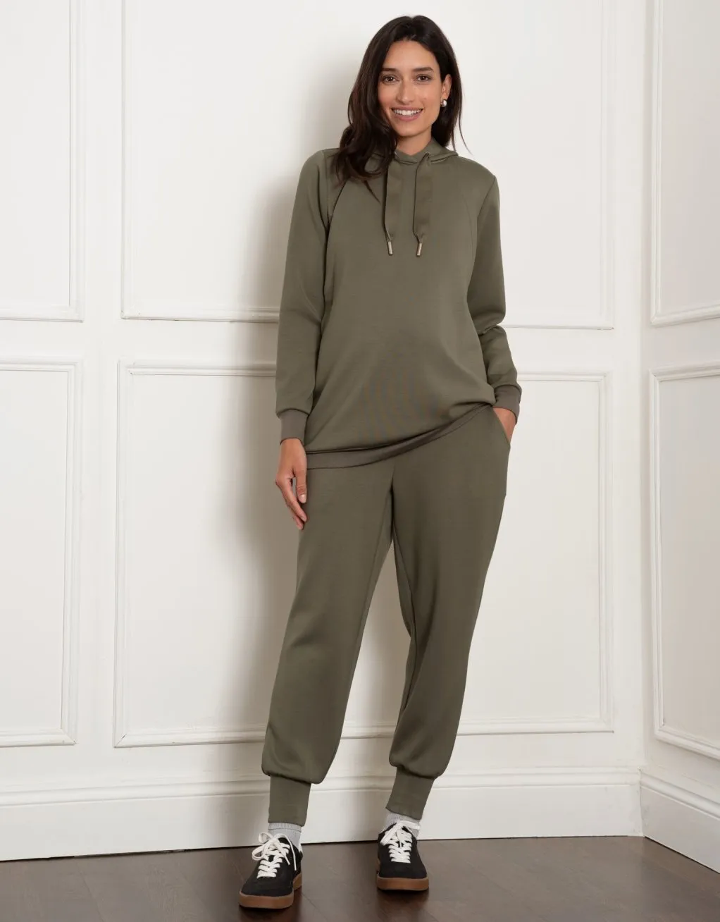 Perdita | Super-Soft Maternity Hoodie with Nursing Zips