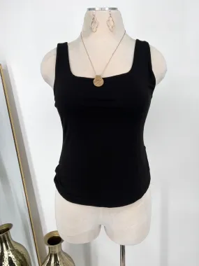 Plus Size | Tank Top- Black