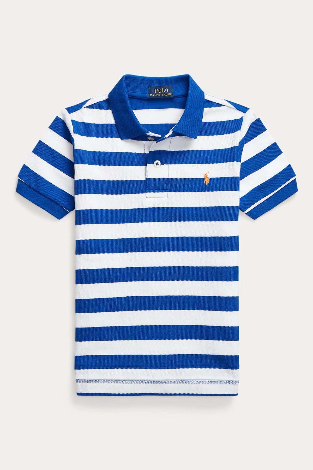 Polo Ralph Lauren Kids 2-4 Ya Erkek ocuk izgili Polo Yaka T-shirt