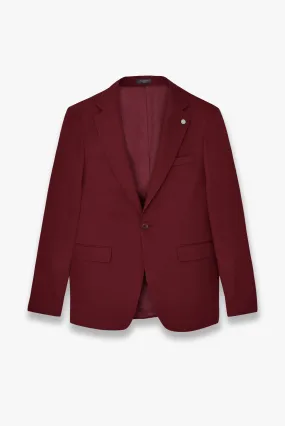 Polyviscose Man Jacket Red