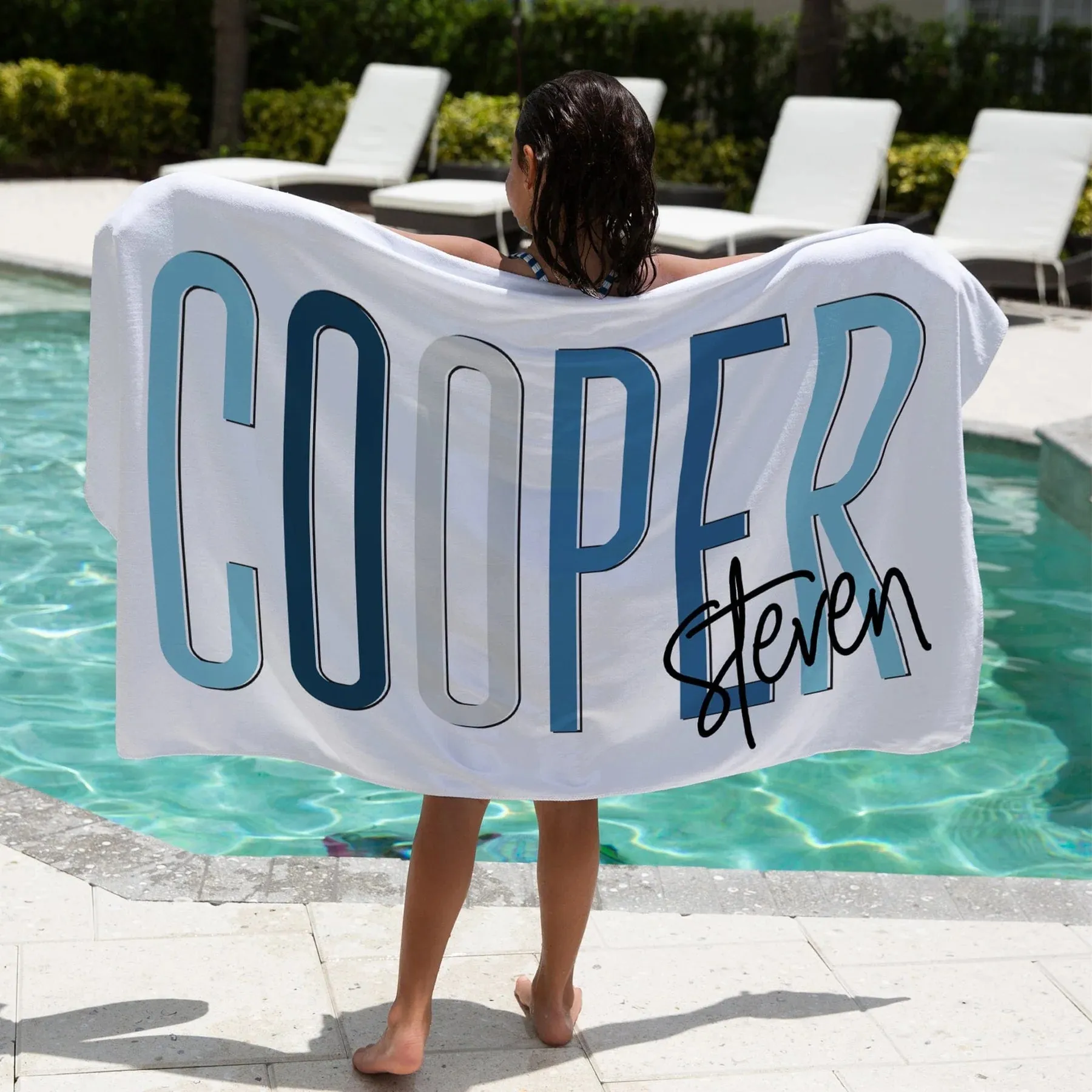 (PRE-ORDER) PERSONALIZED BEACH TOWELS | VARIOUS STYLES