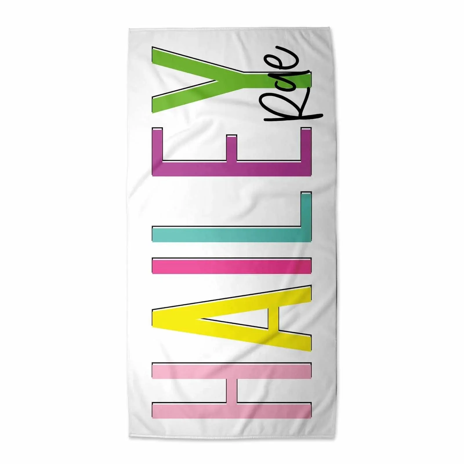 (PRE-ORDER) PERSONALIZED BEACH TOWELS | VARIOUS STYLES