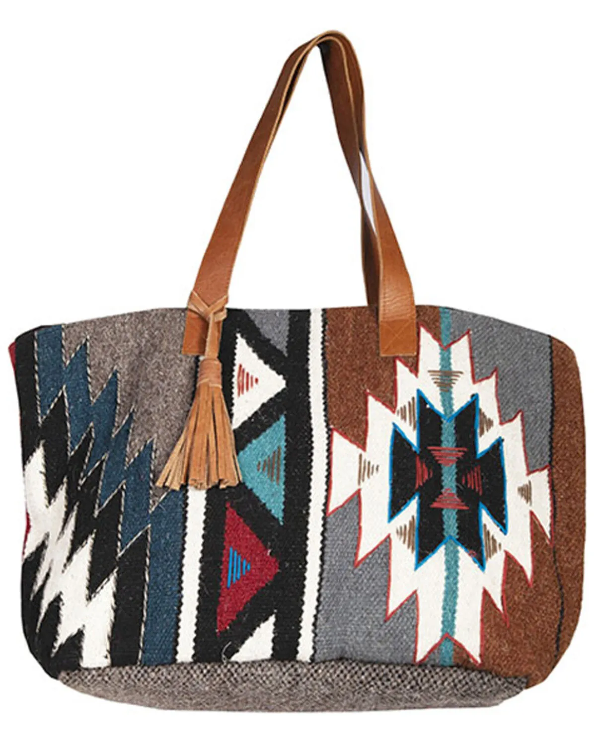 Product Name:  Scully Women's Southwestern Serape Wool Handbag Tote