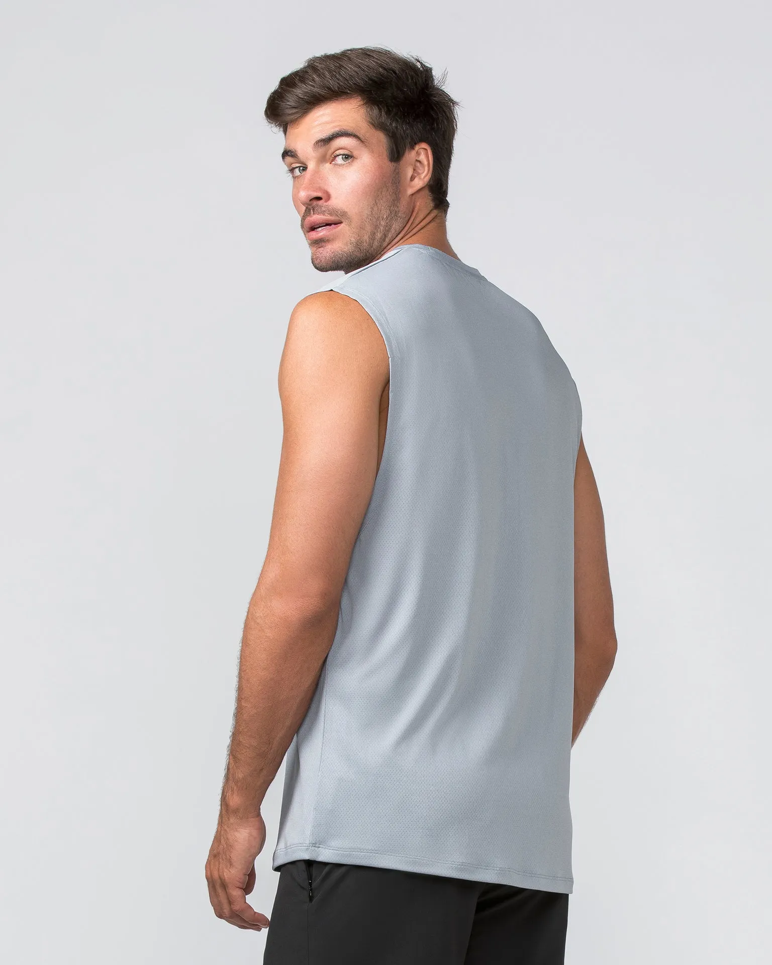 Relaxed Active Tank - Light Jet Grey