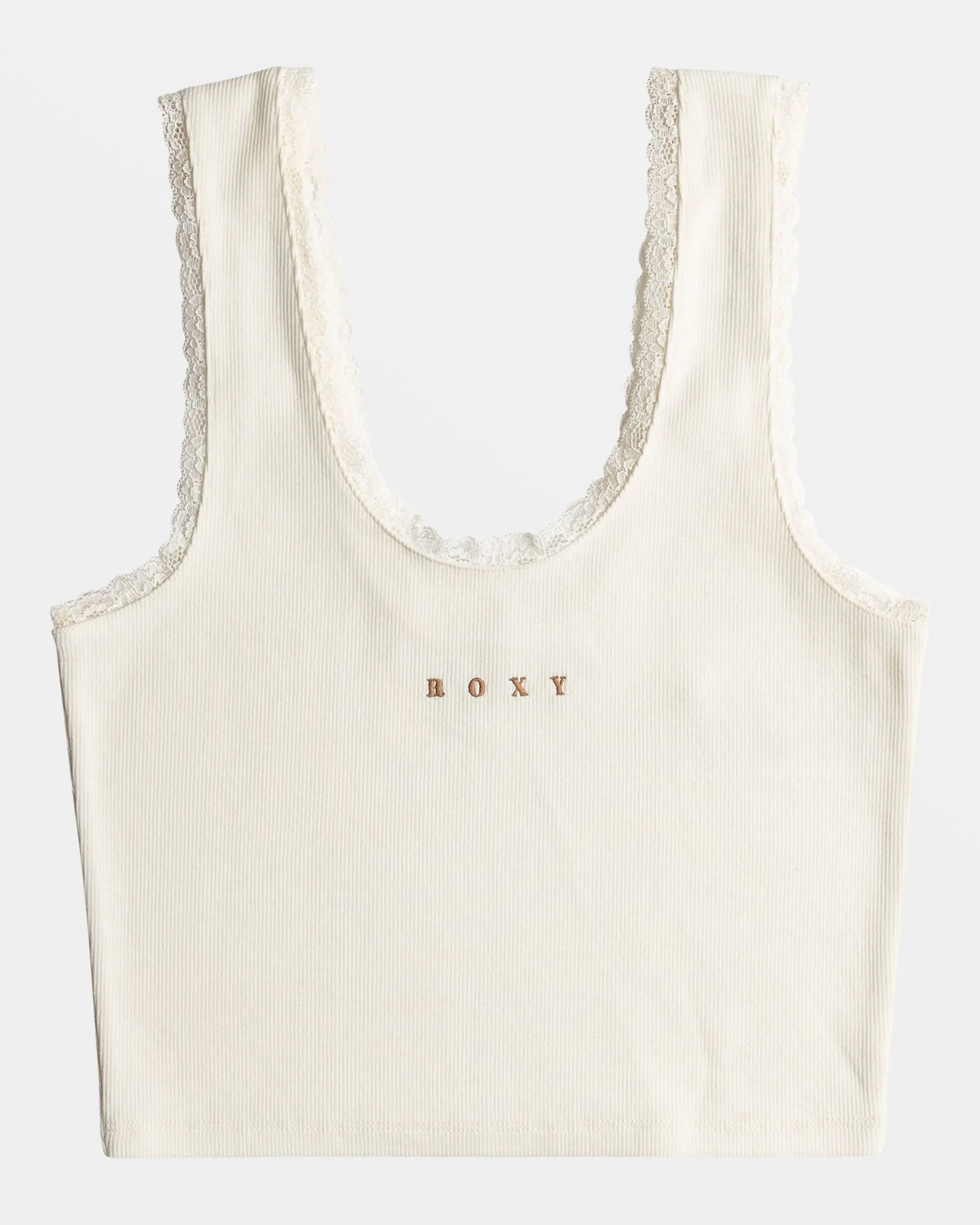 Roxy Lace Tank Top - Egret