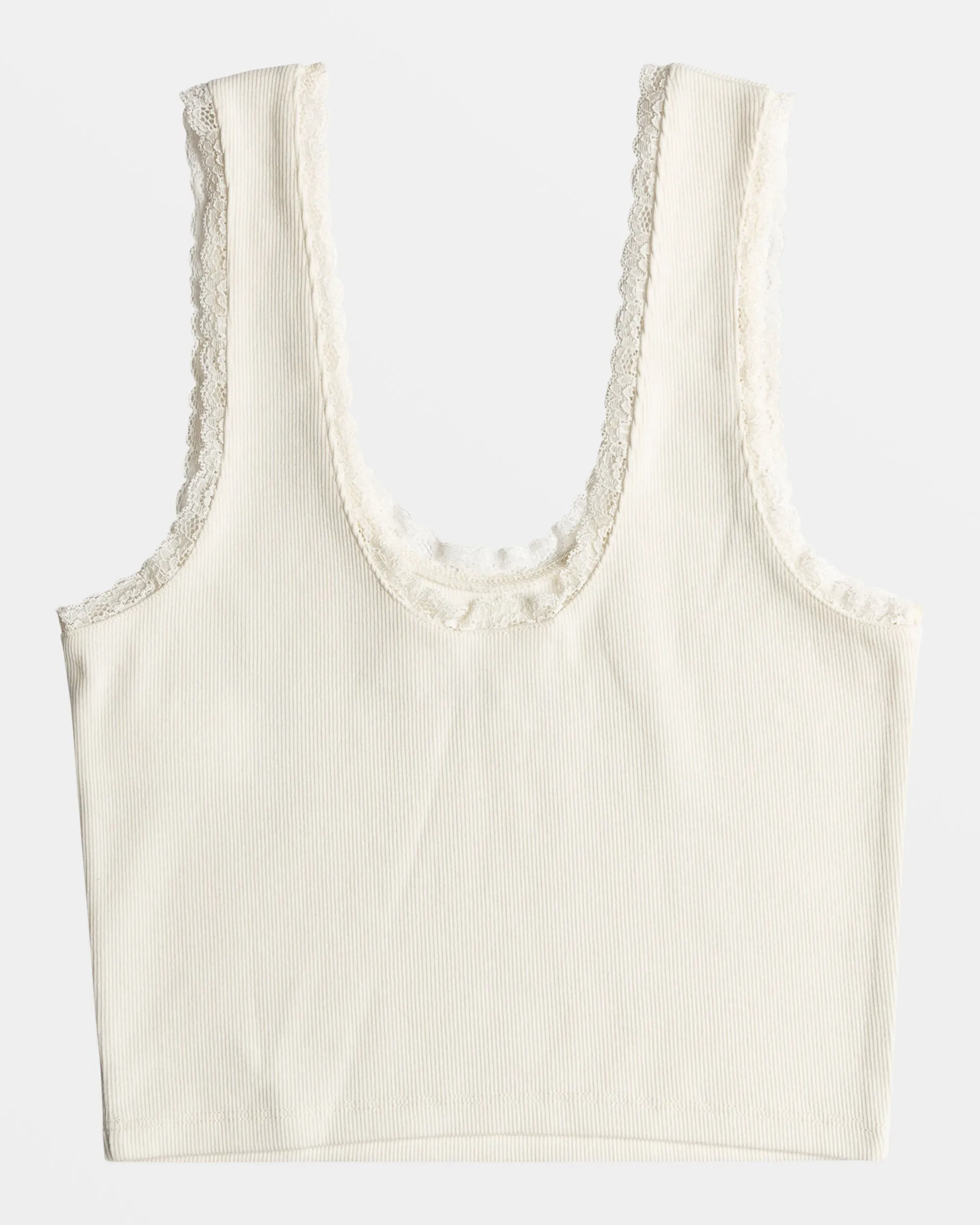 Roxy Lace Tank Top - Egret