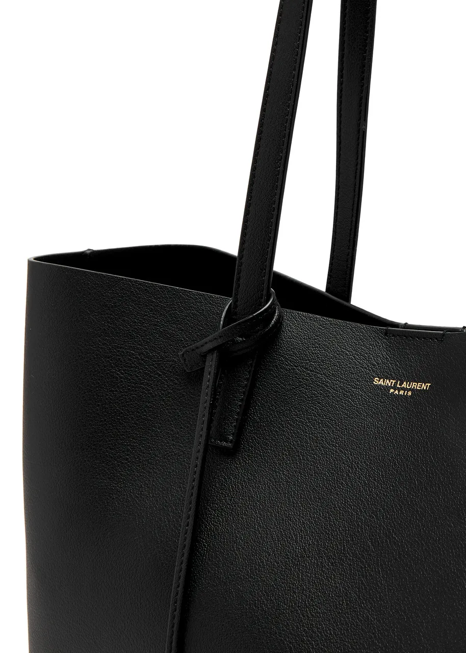 SAINT LAURENT East West grained leather tote -                         -                     -                