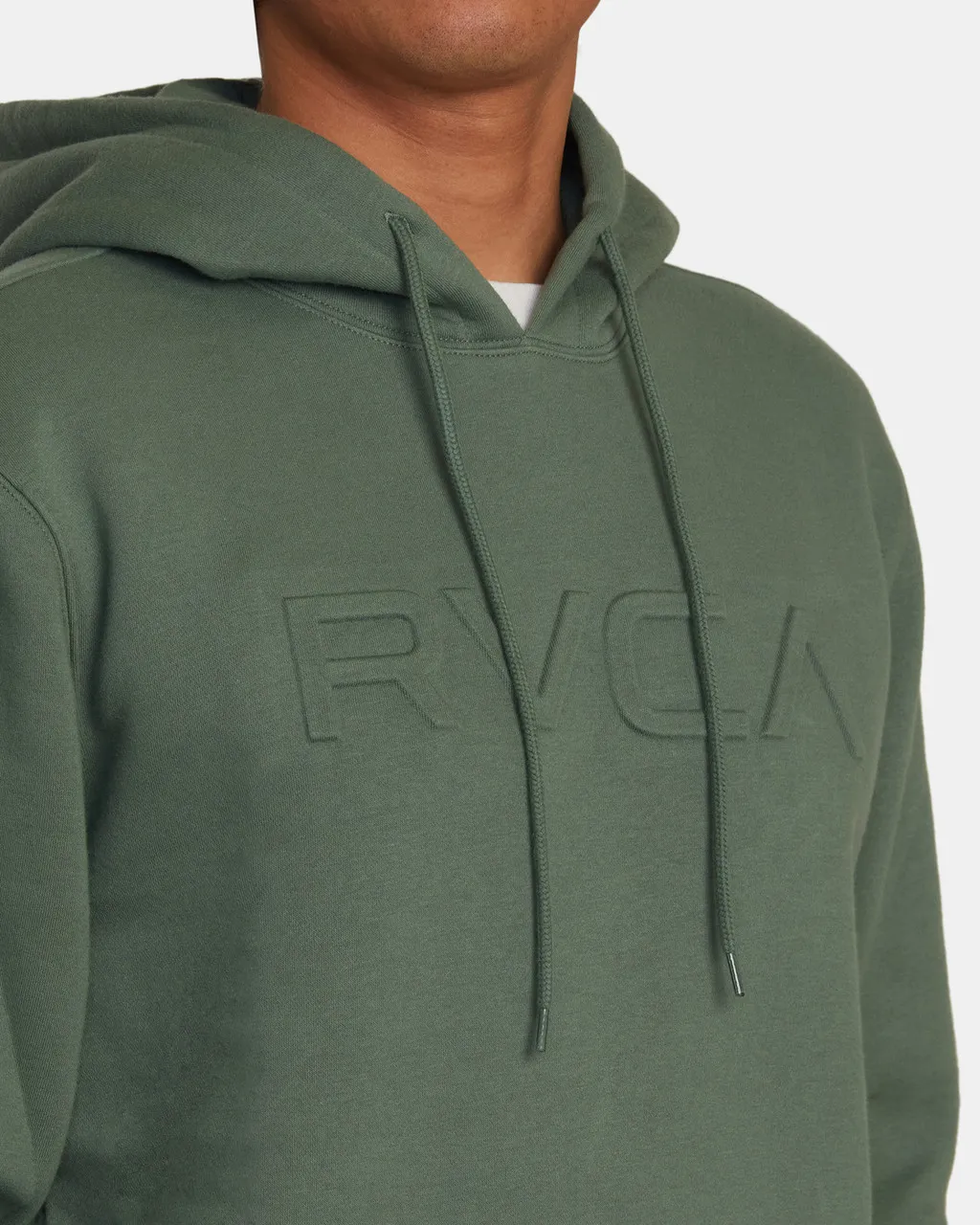 (SALE!!!) RVCA Big RVCA Embossed Hoodie - Jade