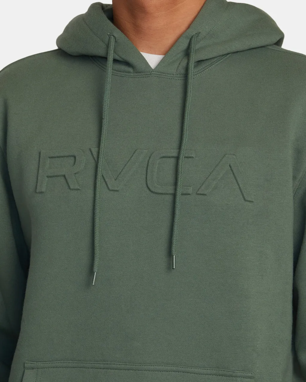 (SALE!!!) RVCA Big RVCA Embossed Hoodie - Jade