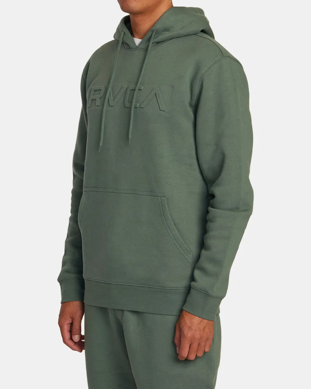 (SALE!!!) RVCA Big RVCA Embossed Hoodie - Jade