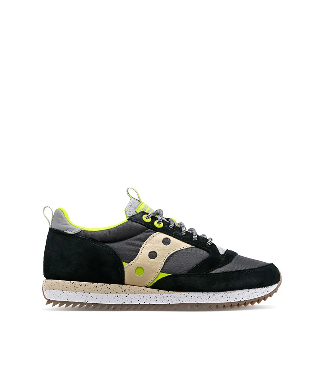 Saucony Men's Jazz 81 Peak Premium Black / Acid Lime