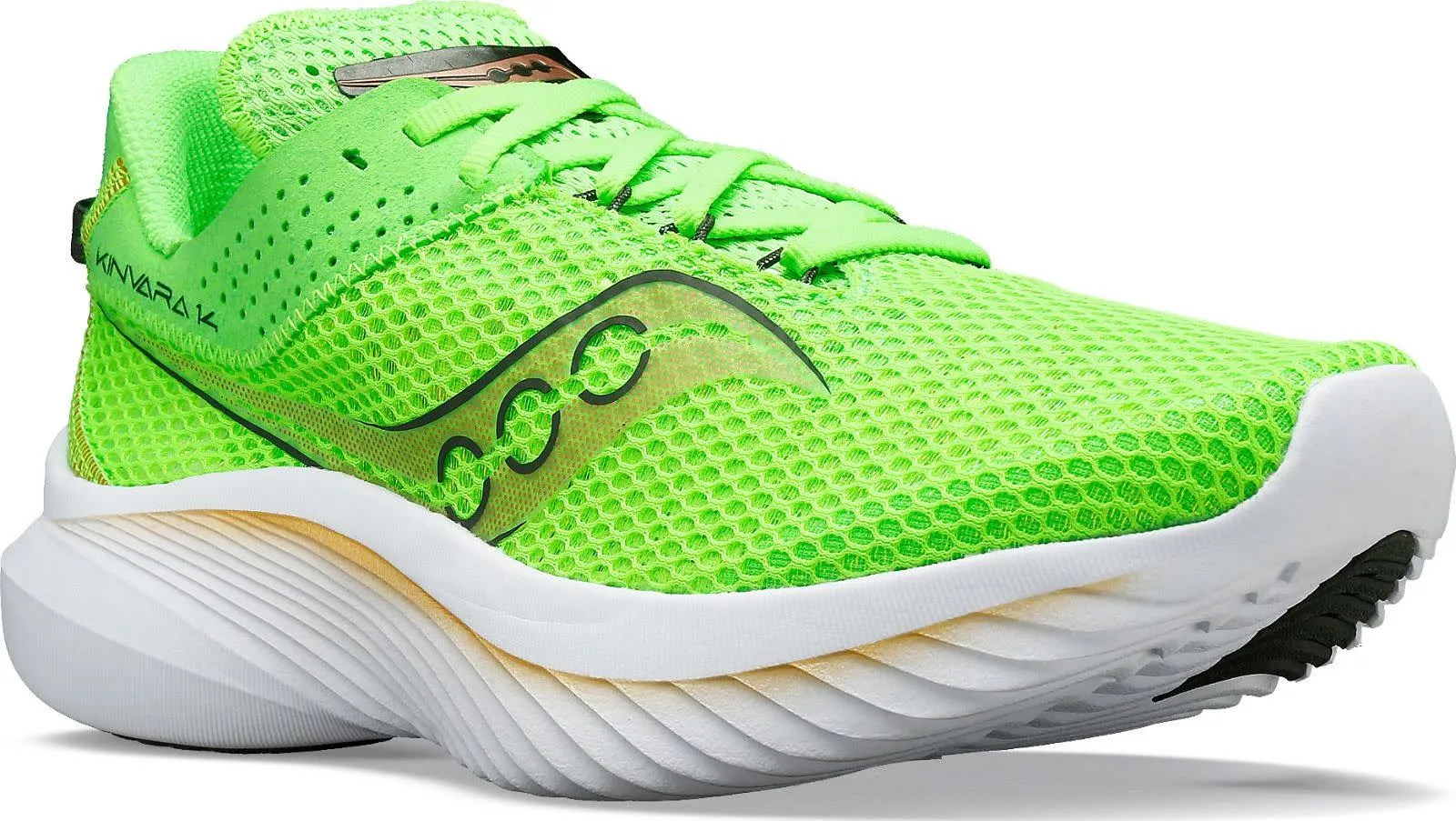 Saucony Men's Kinvara 14 Slime/Gold | Buy Saucony Men's Kinvara 14 Slime/Gold here | Outnorth