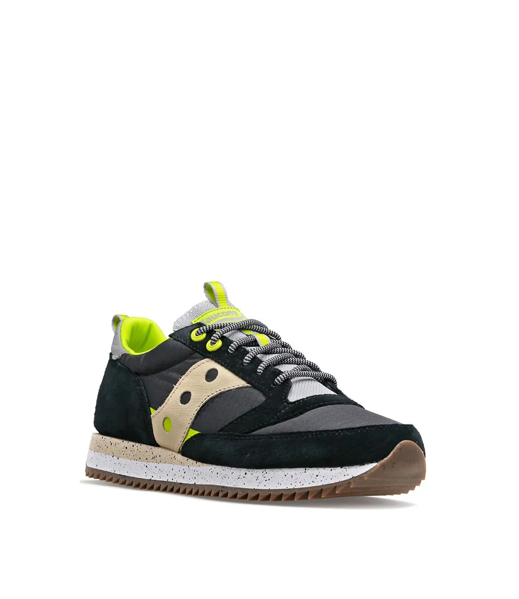 Saucony Women's Jazz 81 Peak Premium Black / Acid Lime