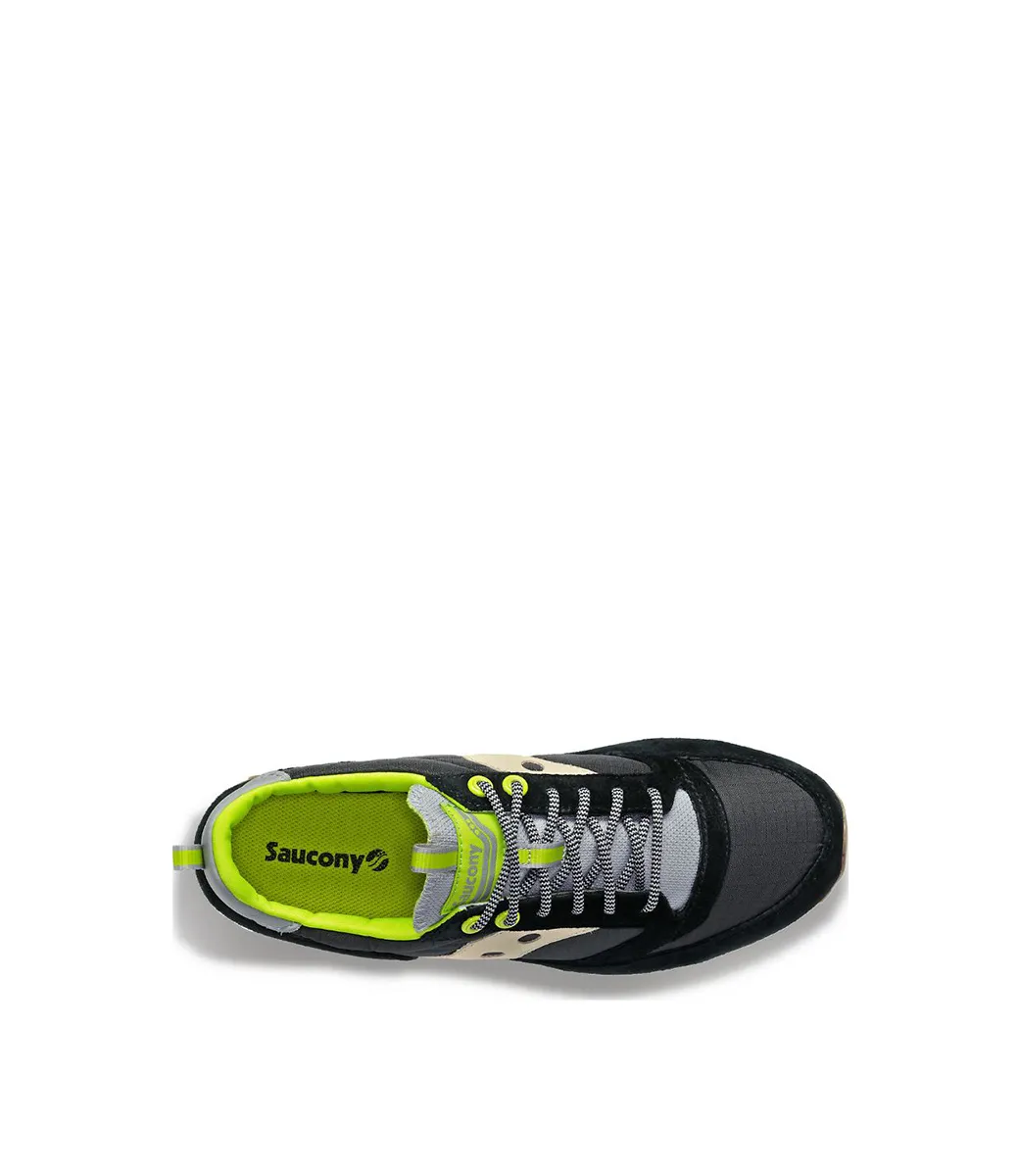 Saucony Women's Jazz 81 Peak Premium Black / Acid Lime