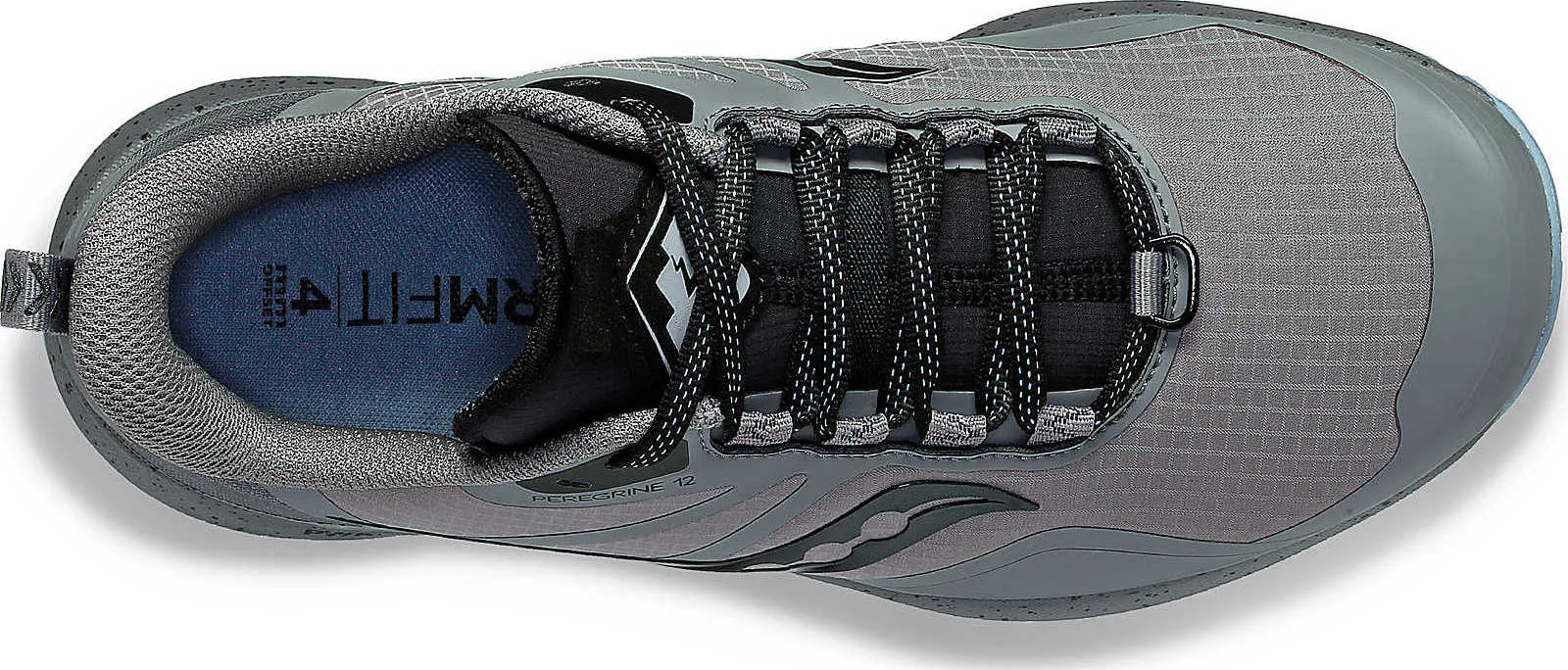 Saucony Women's Peregrine Ice+ 3 Gravel/Black | Buy Saucony Women's Peregrine Ice+ 3 Gravel/Black here | Outnorth