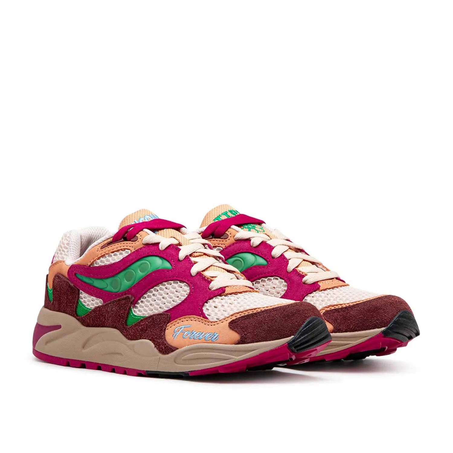 Saucony x JaeTips Grid Shadow 2 (Brown / Multi)