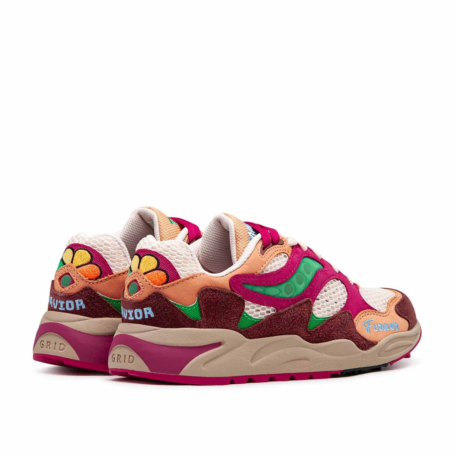 Saucony x JaeTips Grid Shadow 2 (Brown / Multi)