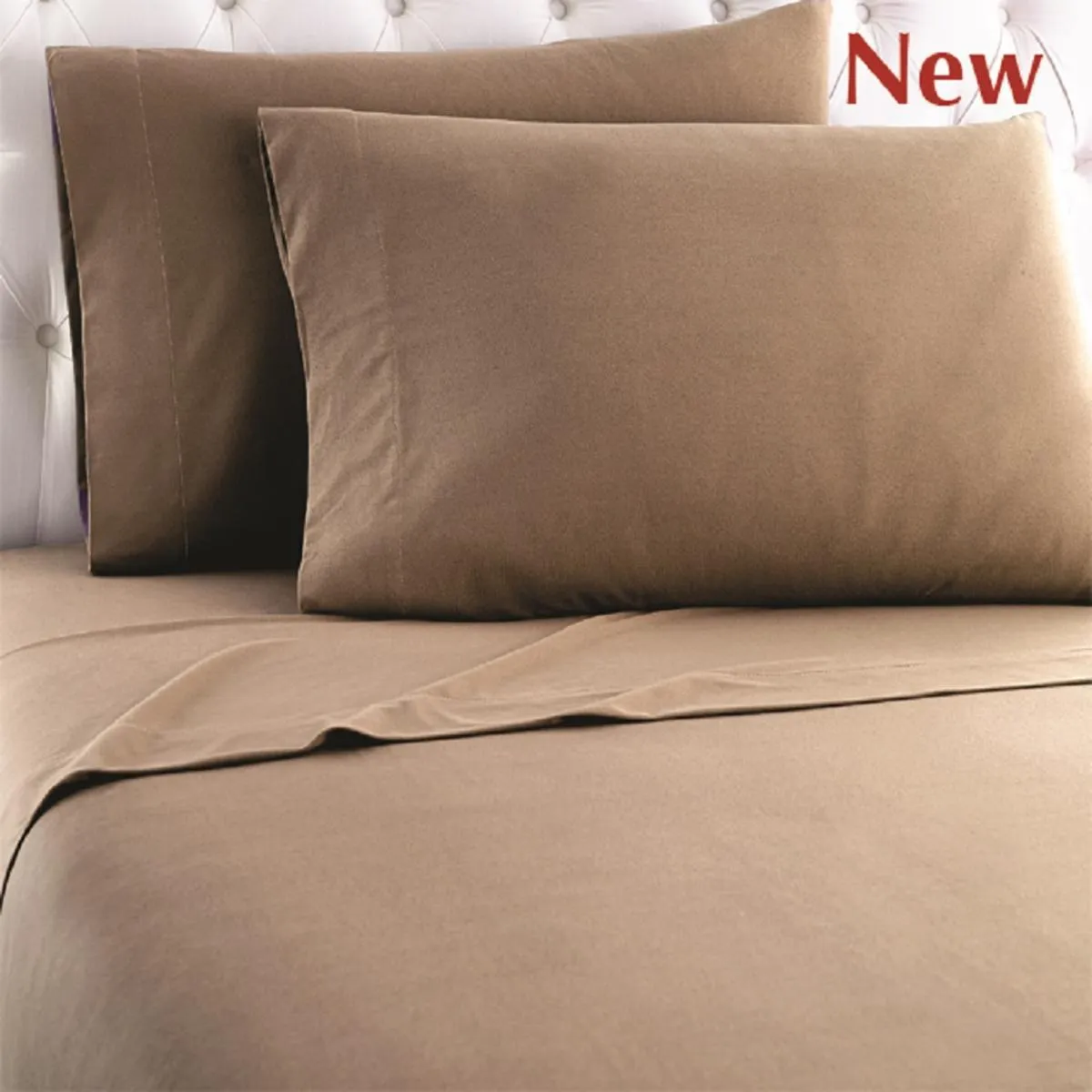 Shavel Micro Flannel Solid Color Sheet Set - Twin