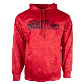 Skeeter Badger Red Monocam Embossed Hoodie